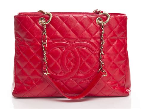 chanel gst red caviar price|Chanel Tote Bags .